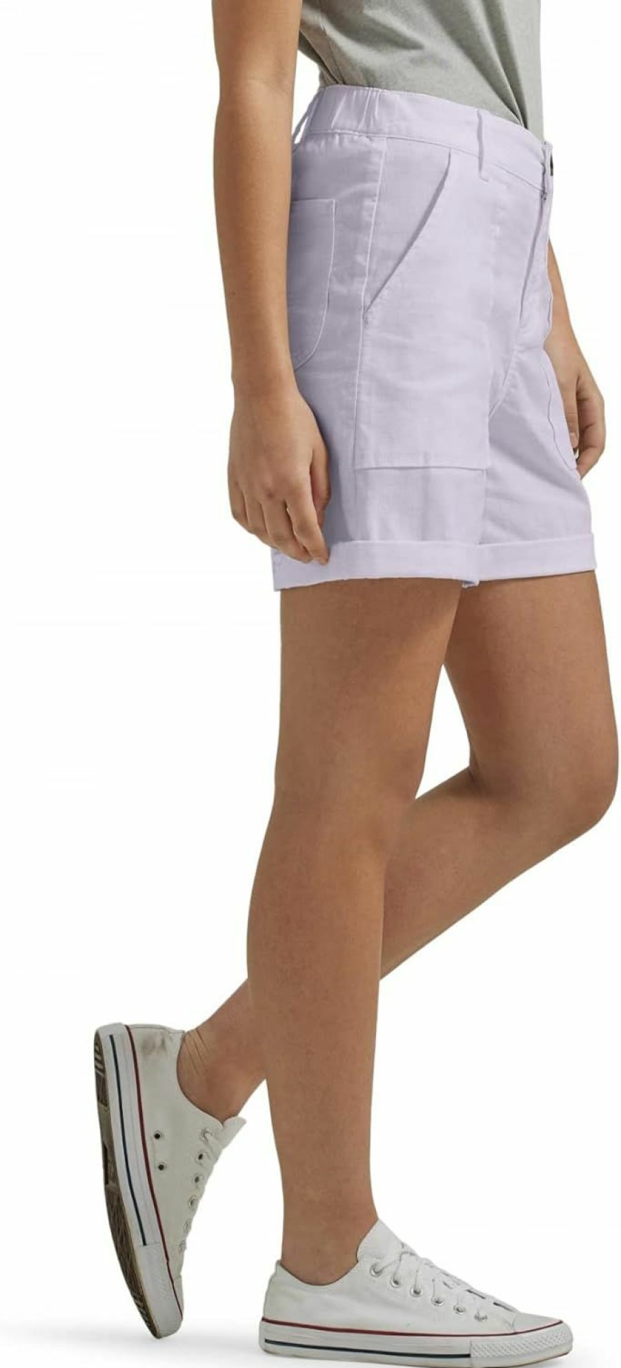 Lee Shorts | Lee Women'S Legendary High Rise Relaxed Fit Rolled Short