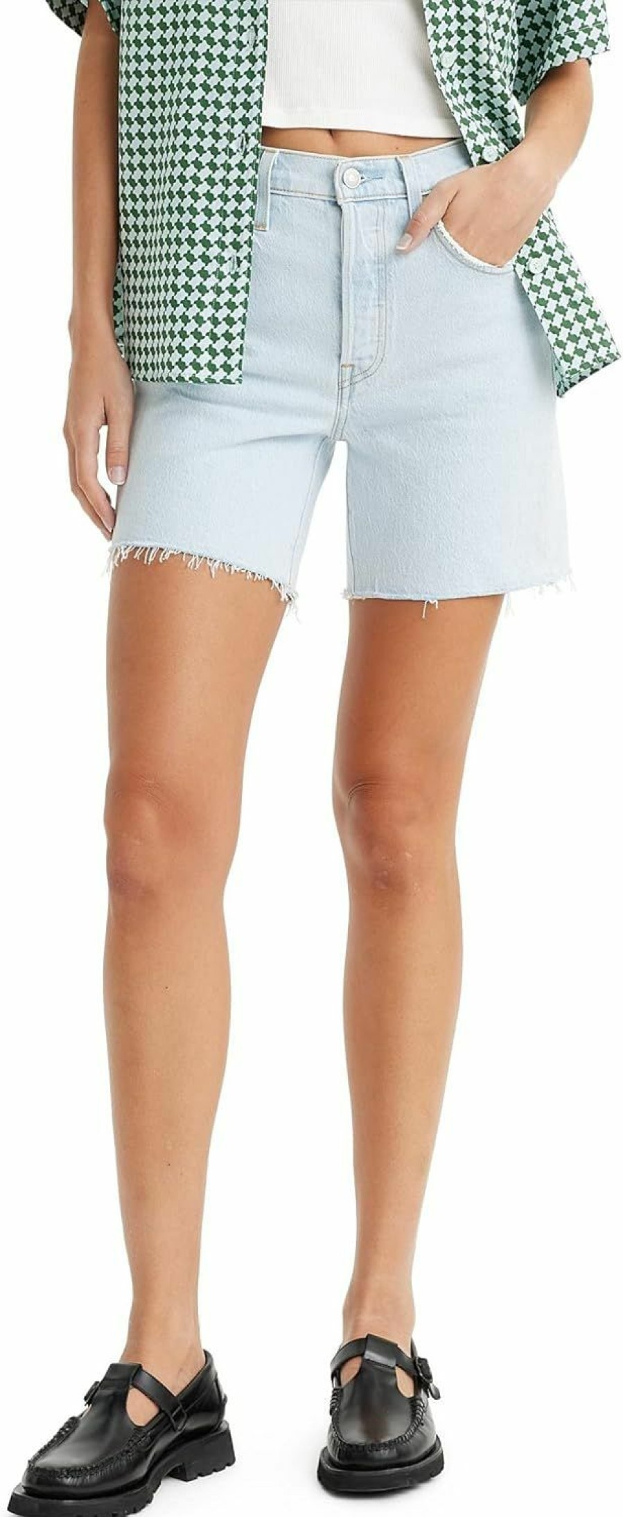 Levi's Shorts | Levi'S Women'S Premium 501 Mid Thigh Short