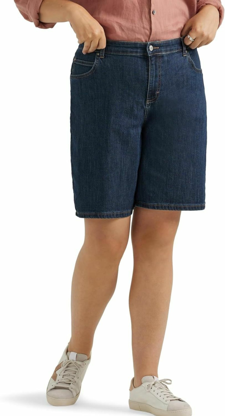 Lee Shorts | Lee Women'S Plus Size Relaxed Fit Bermuda Short