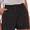 YOCUR Shorts | Yocur Womens Lightweight Shorts Casual Baggy Trendy Short Pants Elastic Waist Drawstring Comfy Shorts