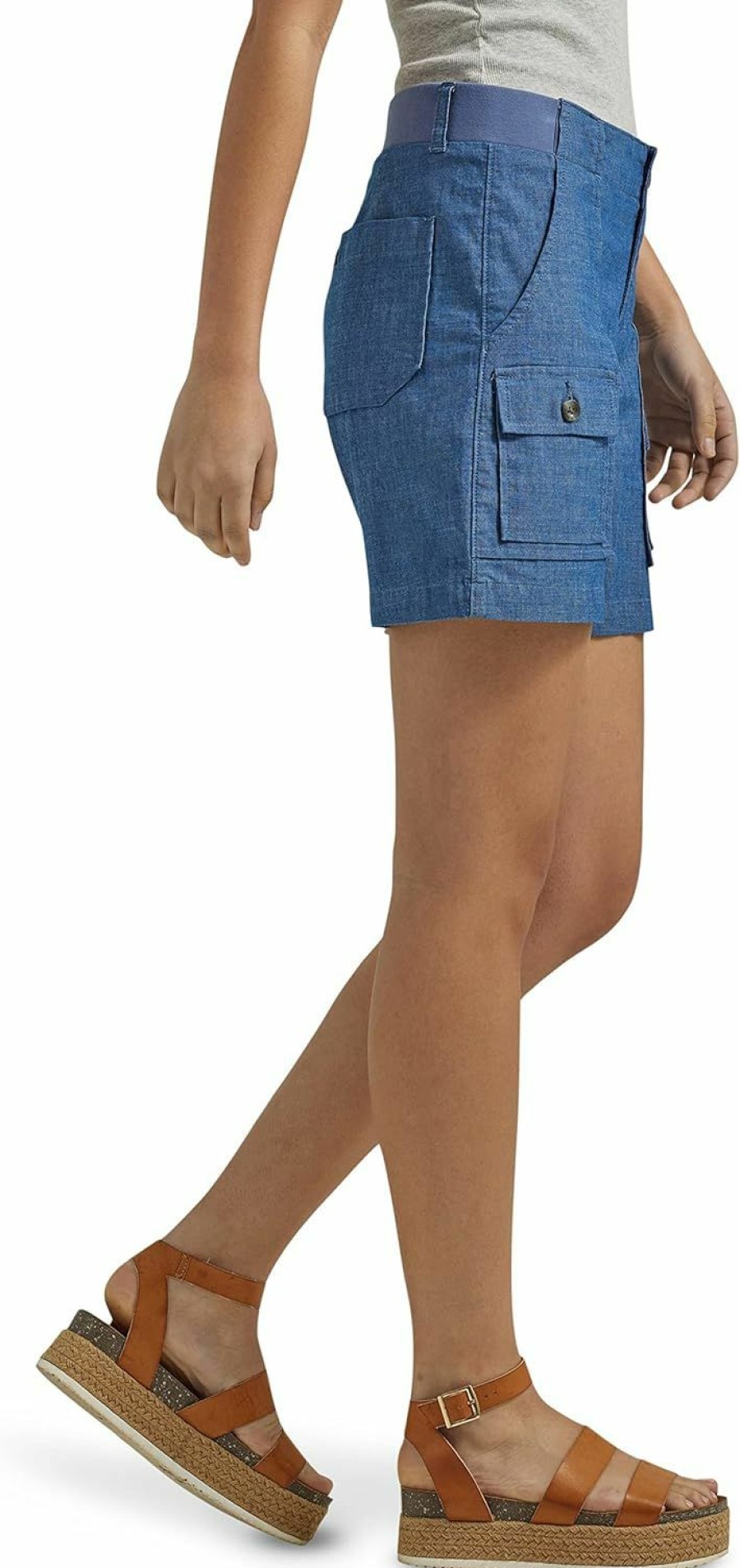 Lee Shorts | Lee Women'S Flex-To-Go Mid-Rise Relaxed Fit 6" Cargo Short