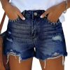 Sovoyontee Shorts | Women'S High Waisted Ripped Stretchy Denim Hot Short Summer Distressed Jean Shorts