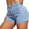 VIPONES Shorts | Vipones Womens Jean Shorts Stretchy High Waisted Summer Casual Denim Butt Lift Shorts