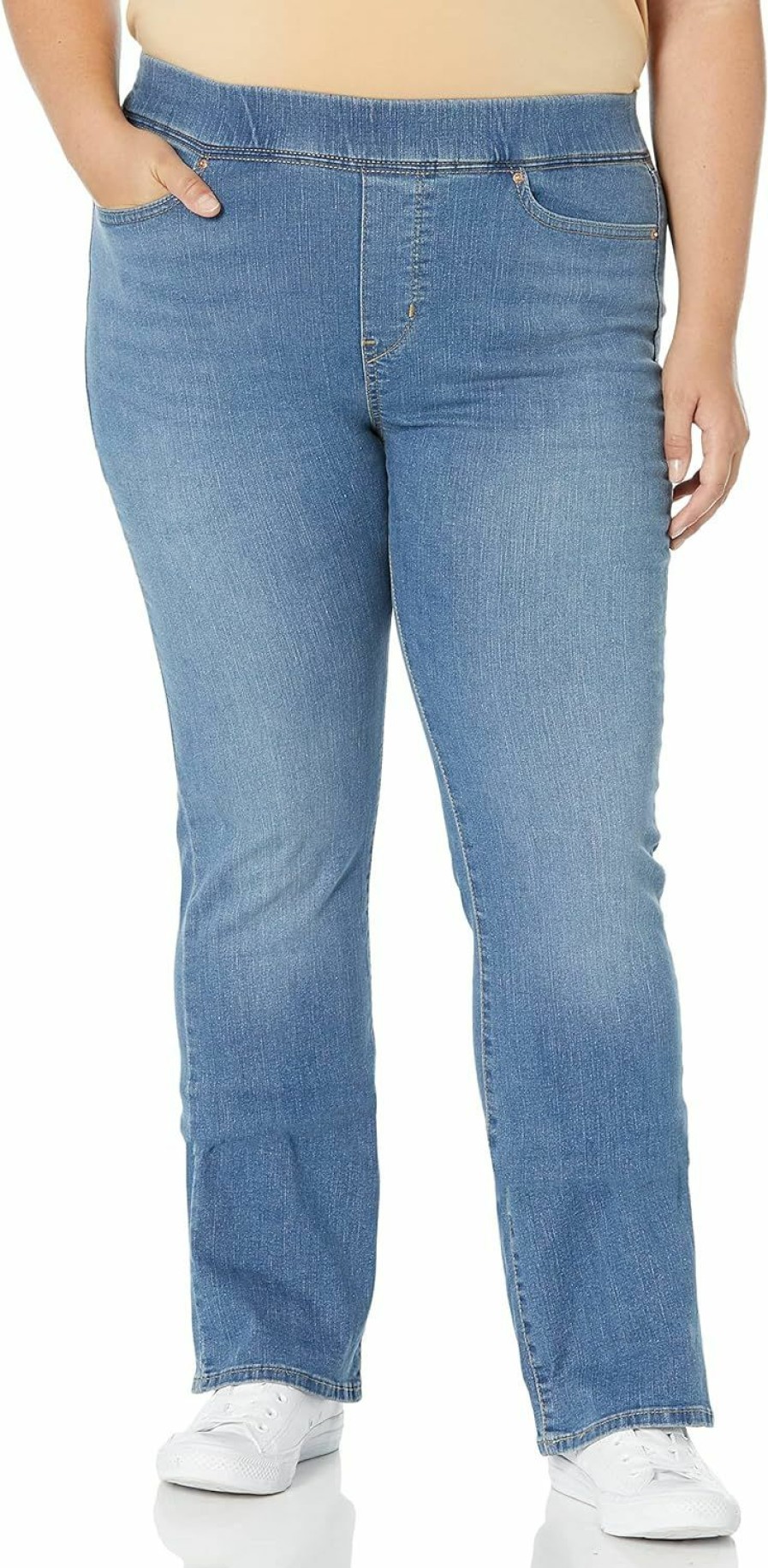 Signature by Levi Strauss & Co. Gold Label Shorts | Signature By Levi Strauss & Co. Gold Label Women'S Totally Shaping Pull-On Bootcut (Also Available In Plus Size)