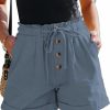 FEKOAFE Shorts | Fekoafe Womens Shorts 2024 Comfy Summer Drawstring High Waist Cotton Shorts For Women Trendy(S-2Xl)