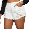 GAGELE Shorts | Plus Size Denim Shorts Women High Waisted Stretch Summer Jean Shorts