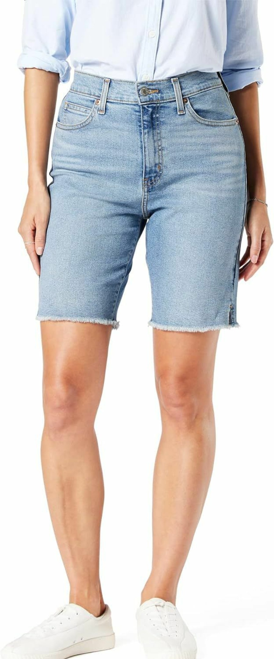 Signature by Levi Strauss & Co. Gold Label Shorts | Signature By Levi Strauss & Co. Gold Label Women'S Heritage High Rise 9" Bermuda Short (Available In Plus Size)