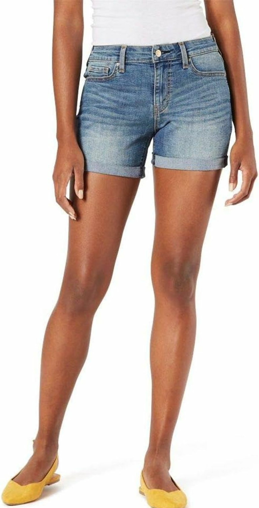 Signature by Levi Strauss & Co. Gold Label Shorts | Signature By Levi Strauss & Co. Gold Label Women'S Mid-Rise Shorts (Available In Plus Size)