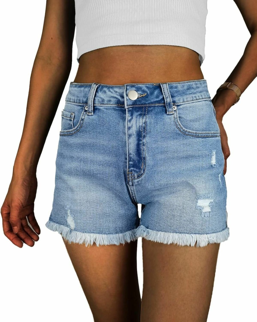 VAYEAH Shorts | Jean Shorts Womens High Waisted Ripped Denim Shorts